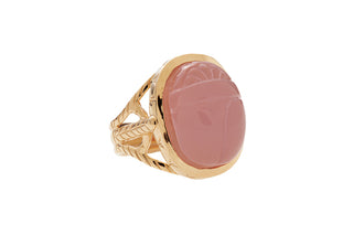 Large Gold Scarab Ring