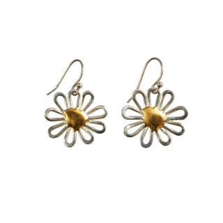 WIldflower Gold Vermeille Center Earrings
