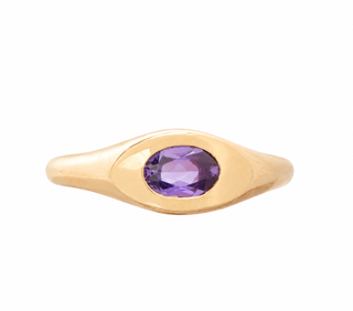 Oval Gemstone ring