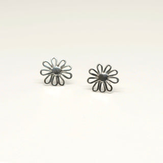 Silver Small Wildflower studs