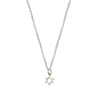 Tiny silver Magen-david